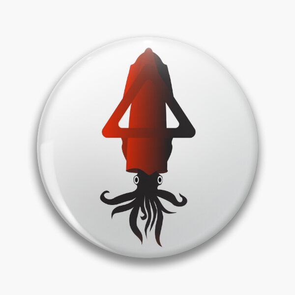 Item preview, Squid Sea Monster in Triangle shape simple art designed and sold by Raju-Creative.