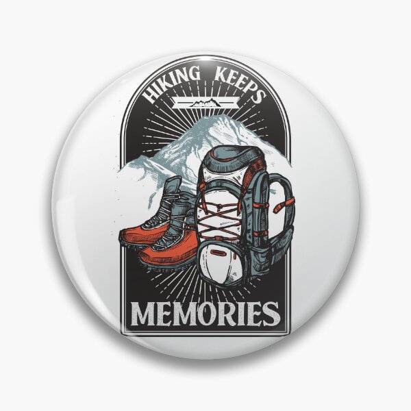Item preview, HIKING KEEPS MEMORIES Classic tshirt for hiking addicts designed and sold by GhostAmine.