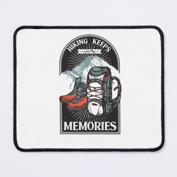 Item preview, HIKING KEEPS MEMORIES Classic tshirt for hiking addicts designed and sold by GhostAmine.