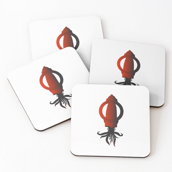 Item preview, Squid Sea Monster in Circle shape simple art designed and sold by Raju-Creative.