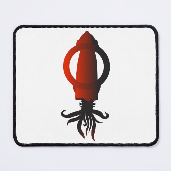 Item preview, Squid Sea Monster in Circle shape simple art designed and sold by Raju-Creative.