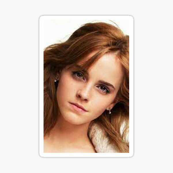 Emma Watson Redhead Porn - Emma Watson Celebrity Stickers for Sale | Redbubble