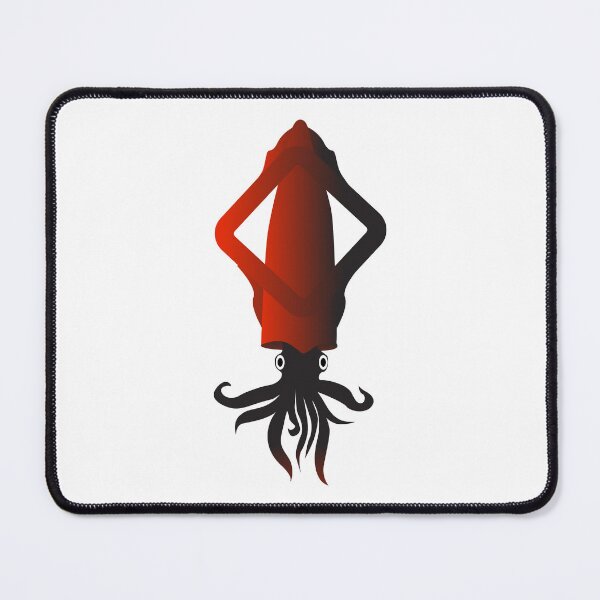 Item preview, Squid Sea Monster in diamond shape simple art designed and sold by Raju-Creative.