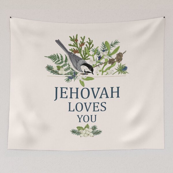 Artikelvorschau, Jehova liebt dich! Spiralblock entworfen und verkauft von crafts-gift.