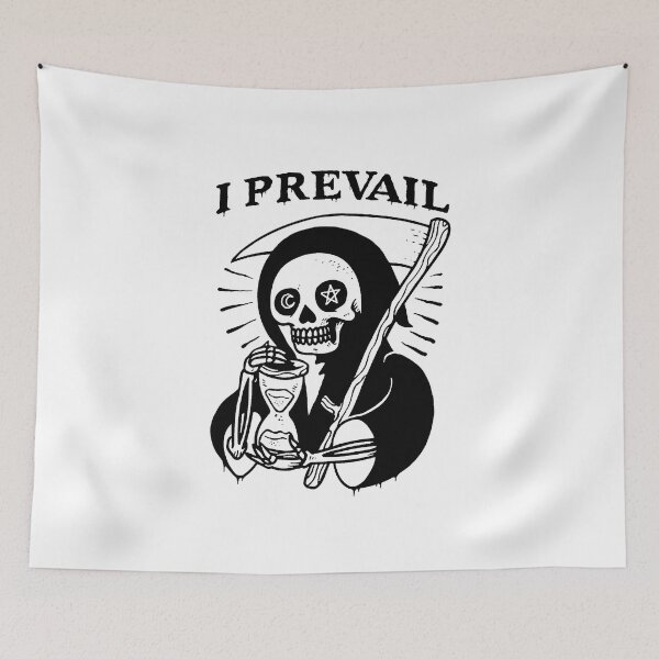 Item preview, times up skull designed and sold by bessiebots.
