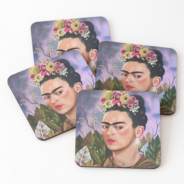 Item preview, Self Portrait Dedicated to Dr Eloesser by Frida Kahlo designed and sold by FridaBubble.