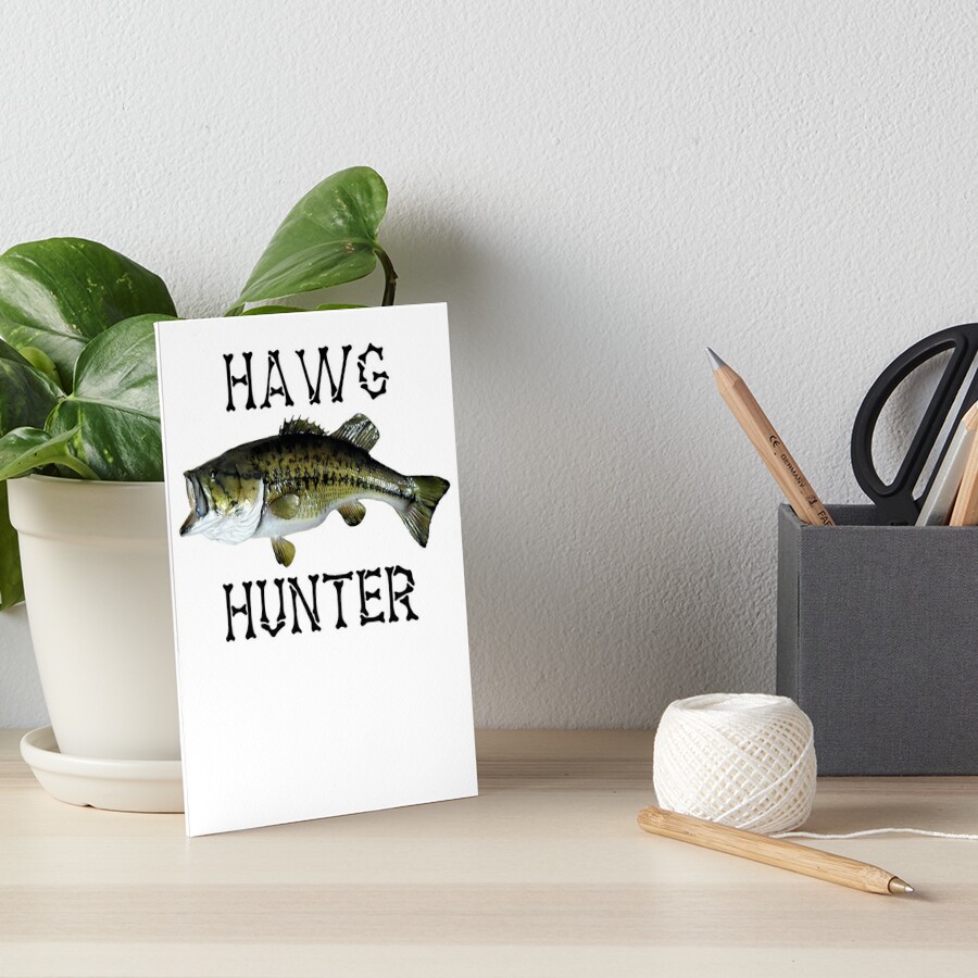 Largemouth Bass Fishing, Hawg Hunter, Real Largemouth Bass Fish High  Quality Bass Fishing Art Board Print for Sale by YJHDesign