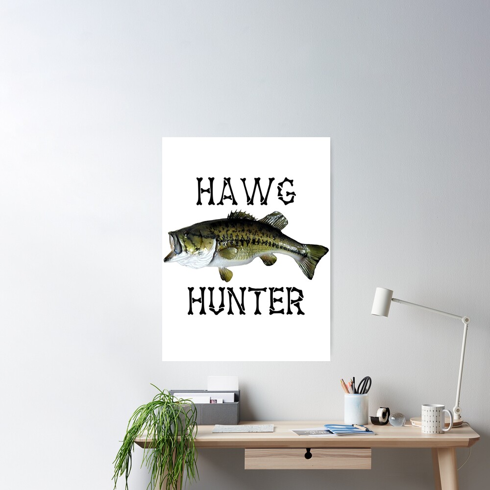 Largemouth Bass Fishing, Hawg Hunter, Real Largemouth Bass Fish High  Quality Bass Fishing | Art Print