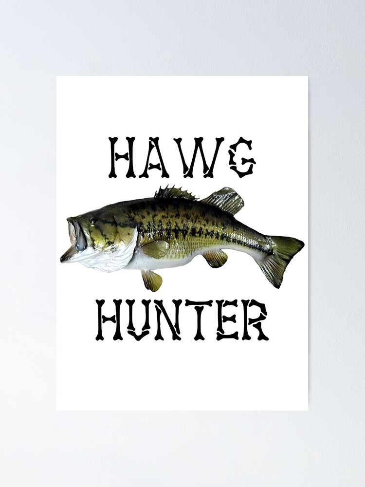 Largemouth Bass Fishing, Hawg Hunter, Real Largemouth Bass Fish High  Quality Bass Fishing Poster for Sale by YJHDesign