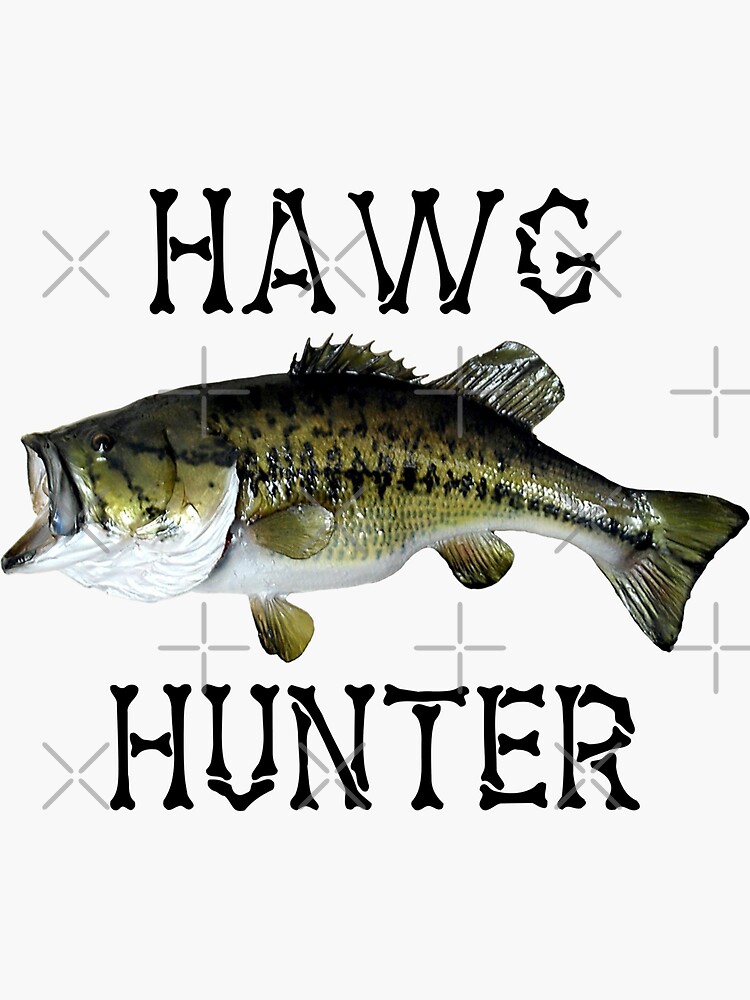 Largemouth Bass Fishing, Hawg Hunter, Real Largemouth Bass Fish High  Quality Bass Fishing | Sticker