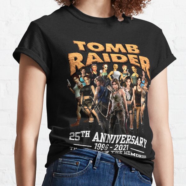 Item preview, Thank-You-for-The-Memories-25th-Anniversary-1996-2021-Tomb-Raider-T-Shirts-Gift-For-Fans,-For-Men-and-Women,-Gift-Mother-Day,-Father-Day designed and sold by heckfournieryti.
