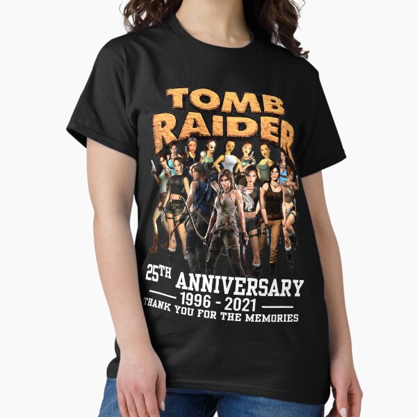 Item preview, Thank-You-for-The-Memories-25th-Anniversary-1996-2021-Tomb-Raider-T-Shirts-Gift-For-Fans,-For-Men-and-Women,-Gift-Mother-Day,-Father-Day designed and sold by heckfournieryti.