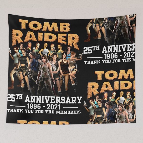 Item preview, Thank-You-for-The-Memories-25th-Anniversary-1996-2021-Tomb-Raider-T-Shirts-Gift-For-Fans,-For-Men-and-Women,-Gift-Mother-Day,-Father-Day designed and sold by heckfournieryti.