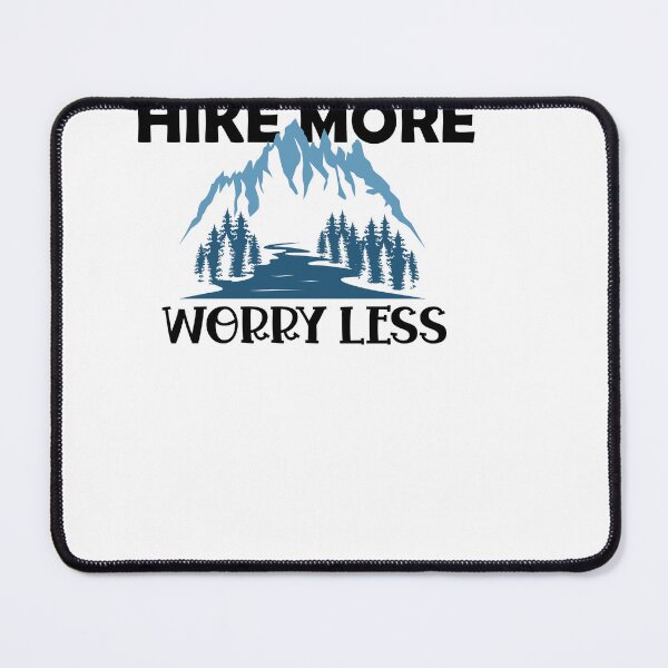 Item preview, Hike more Worry less  Classic tshirt for hiking addicts designed and sold by GhostAmine.