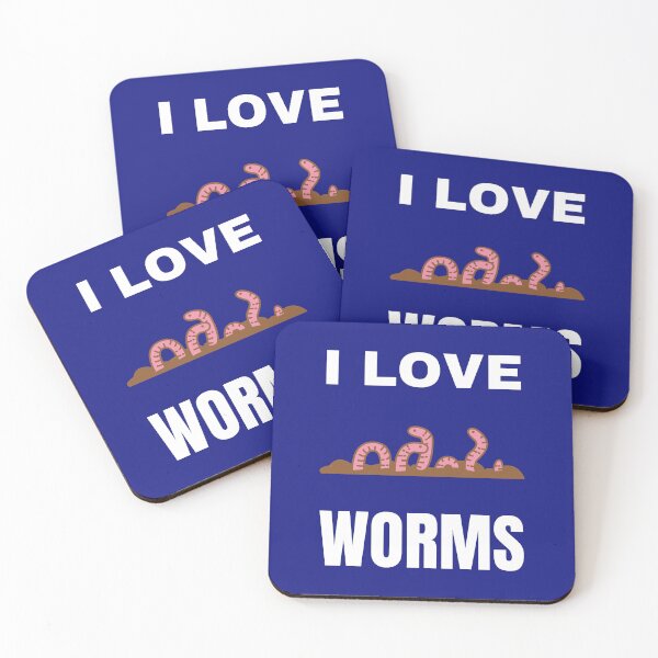 Item preview, I love Worms designed and sold by fev-rocks.