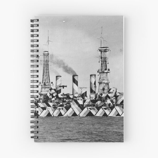 Item preview, USS Nebraska Dazzle Camouflage Camo designed and sold by CafeRacer044.
