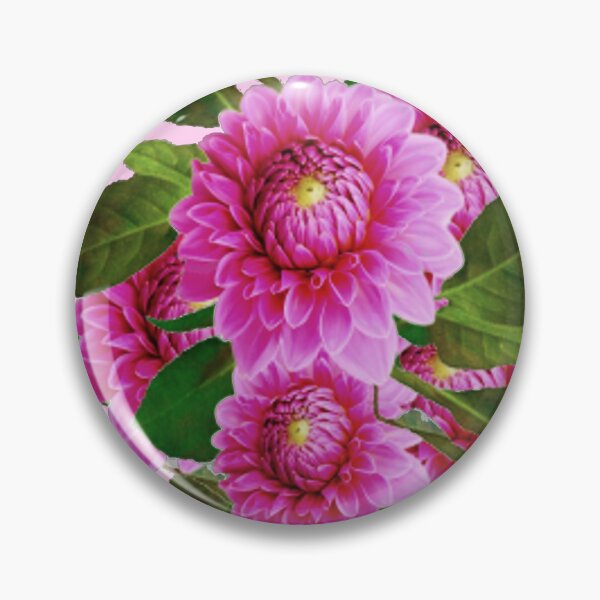 Item preview, BEAUTIFUL PURPLE DAHLIA FLORALS PINK ART designed and sold by sharlesart.