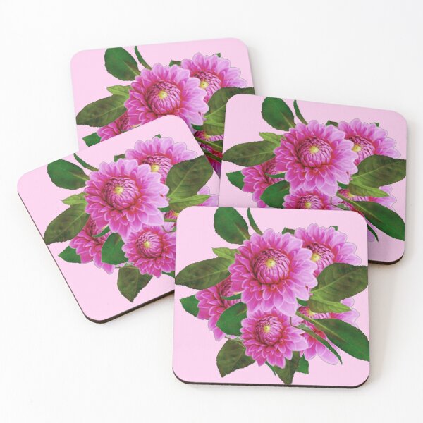 Item preview, BEAUTIFUL PURPLE DAHLIA FLORALS PINK ART designed and sold by sharlesart.