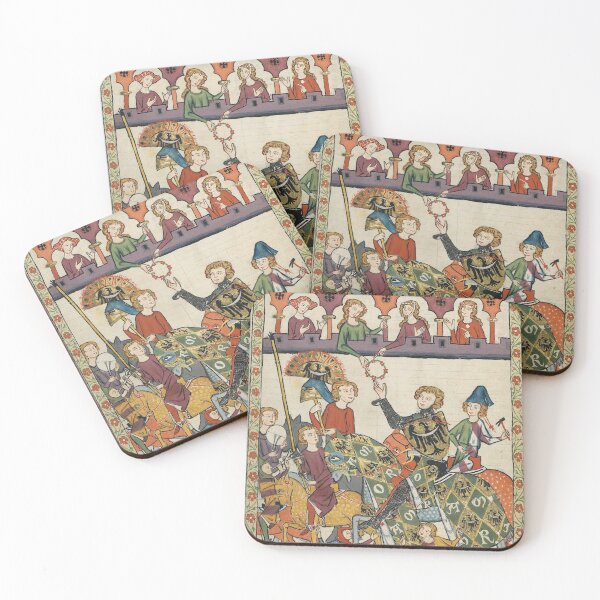 Item preview, Triumphal Entrance (14th century) - Codex Manesse designed and sold by SALON DES ARTS.