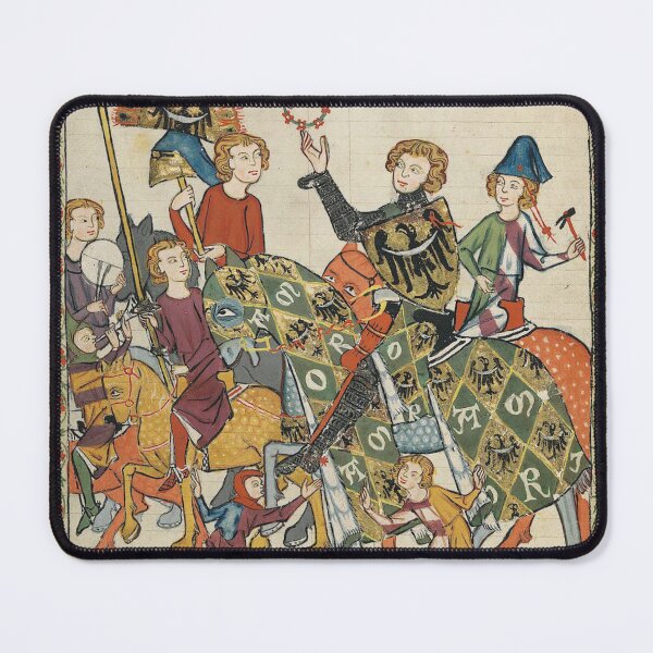 Item preview, Triumphal Entrance (14th century) - Codex Manesse designed and sold by SALON DES ARTS.