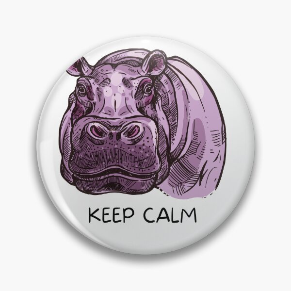 Item preview, Keep Calm And Look At Me | Scarry Hippo designed and sold by player-502.