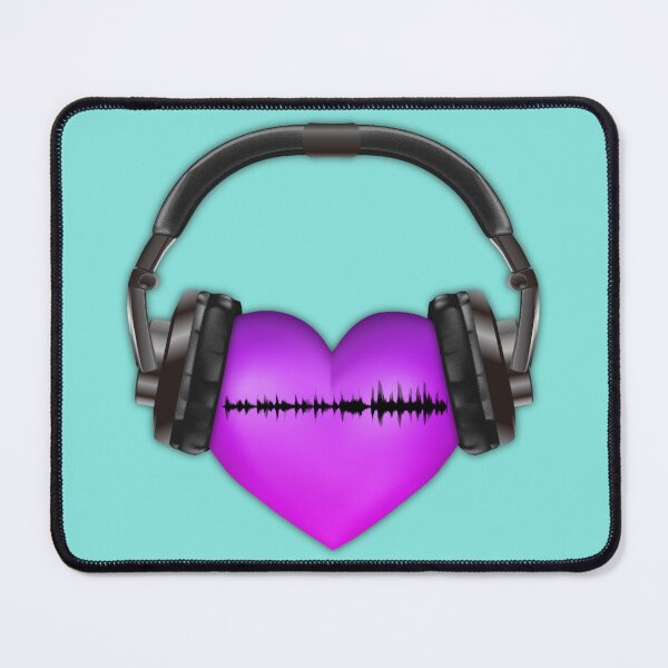 Item preview, Heart headphone  designed and sold by AlphaRid.