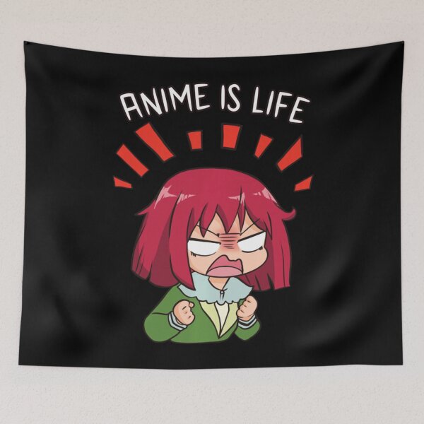 Item preview, Anime Is Life - Funny Otaku Manga Kawaii Anime Pullover Hoodie designed and sold by swaimdpruisi.