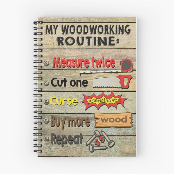 Item preview, carpenter my woodworking routine measure designed and sold by BrennaEirlys.