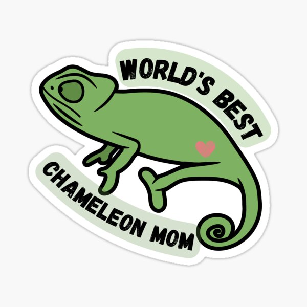 World's Best Chameleon Mom  Sticker