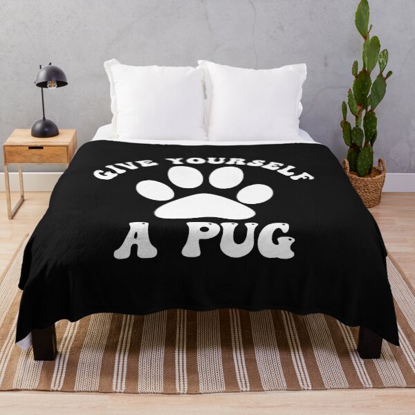 Item preview, Give Yourself A Pug Paw Pug Silhouette designed and sold by Pugstuff.