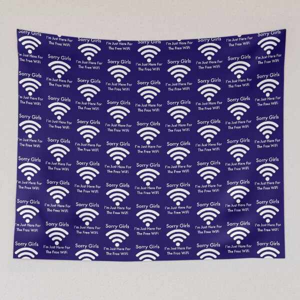 Item preview, Sorry girls I’m just here for the free WiFi  designed and sold by Beena83.
