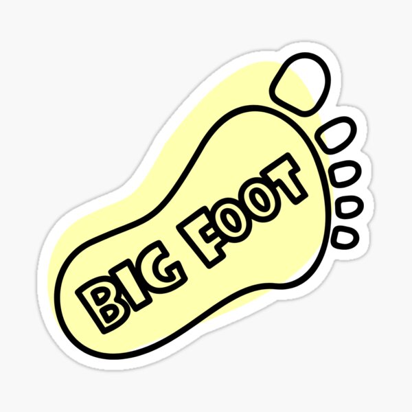 Bigfoot Sticker Sticker