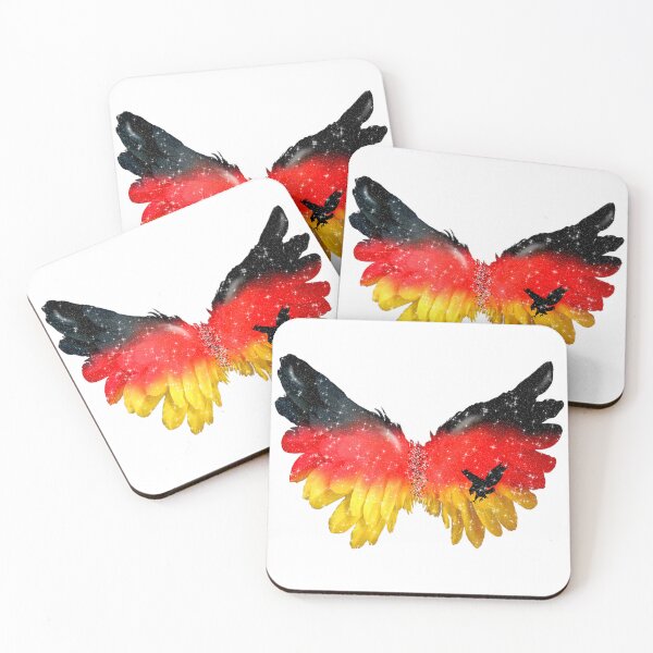 Item preview, Germany Flag Angel Wings Eagle Glitter designed and sold by Jolly-Yosei.
