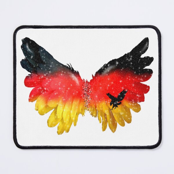 Item preview, Germany Flag Angel Wings Eagle Glitter designed and sold by Jolly-Yosei.