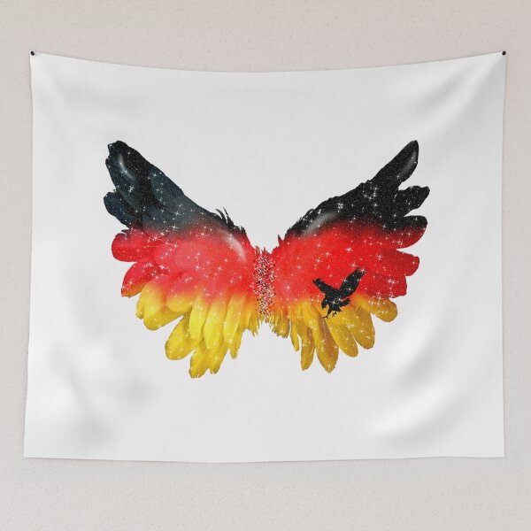 Item preview, Germany Flag Angel Wings Eagle Glitter designed and sold by Jolly-Yosei.