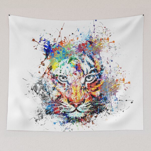Item preview, Tiger art illustration designed and sold by Creations-by-AD.