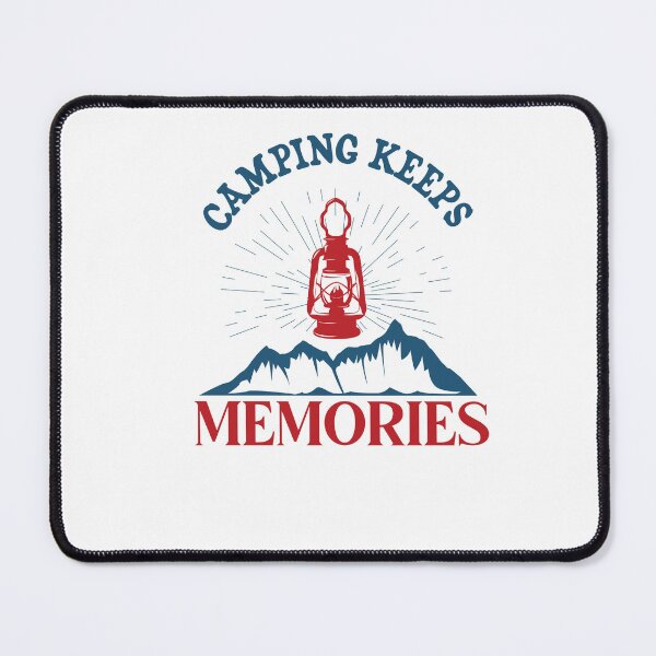 Item preview, CAMPING KEEPS MEMORIES Classic tshirt for camping addicts designed and sold by GhostAmine.