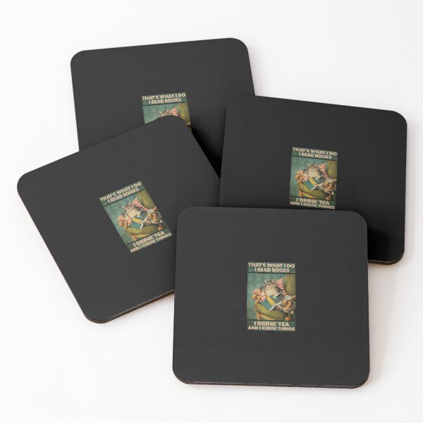Item preview, That's-What-I-Do-I-Read-Books-i-drink-tea-and-i-know-things-cat-lover-gifts designed and sold by heckfournieryti.