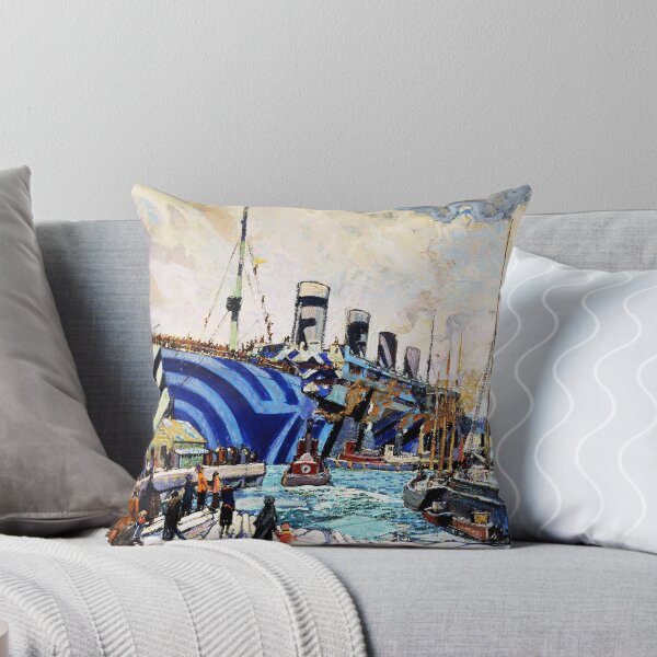 Item preview, Arthur Lismer - Olympic with Returned Soldiers - Dazzle Camo Camouflage designed and sold by CafeRacer044.