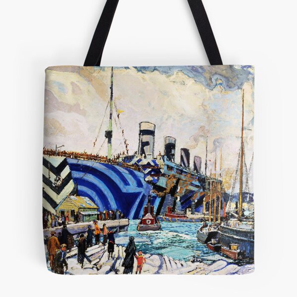 Item preview, Arthur Lismer - Olympic with Returned Soldiers - Dazzle Camo Camouflage designed and sold by CafeRacer044.
