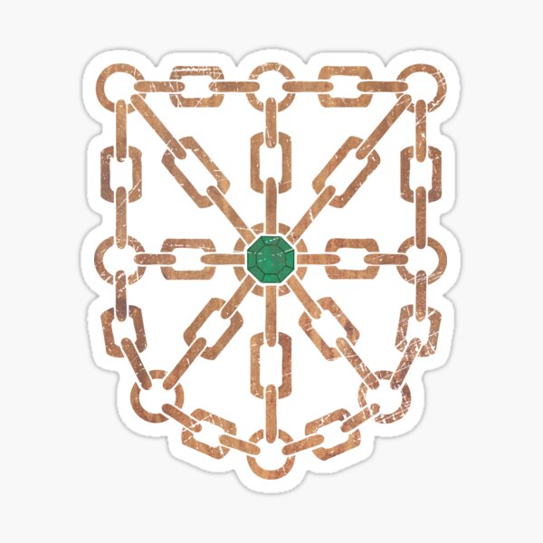 "Chains of Navarre" Sticker for Sale by LidraRedesign Redbubble