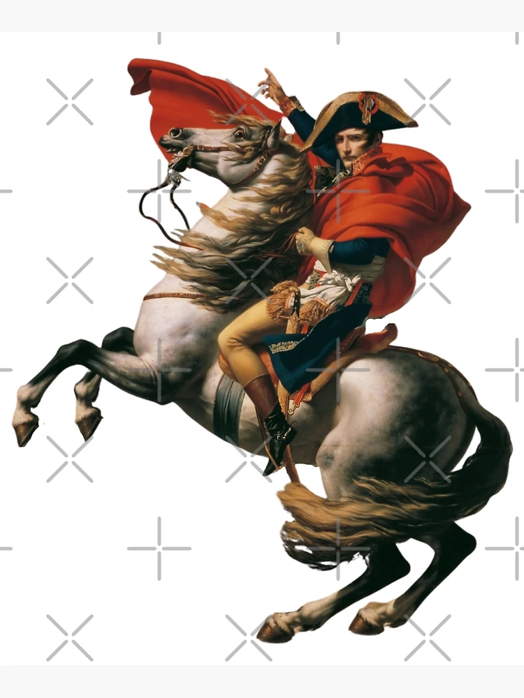 Posterazzi Digitally restored vector painting of Napoleon Bonaparte on his  horse Poster Print, (12 x 15)