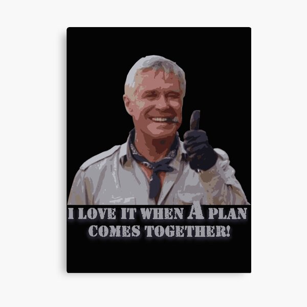 The-A-Team!-Hannibal-Smith Canvas Print
