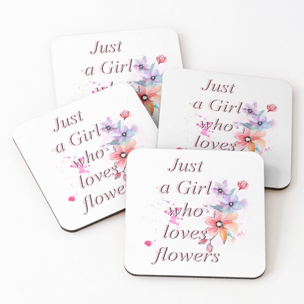 Item preview, jast girl who loves flowers designed and sold by mazitovaart8.