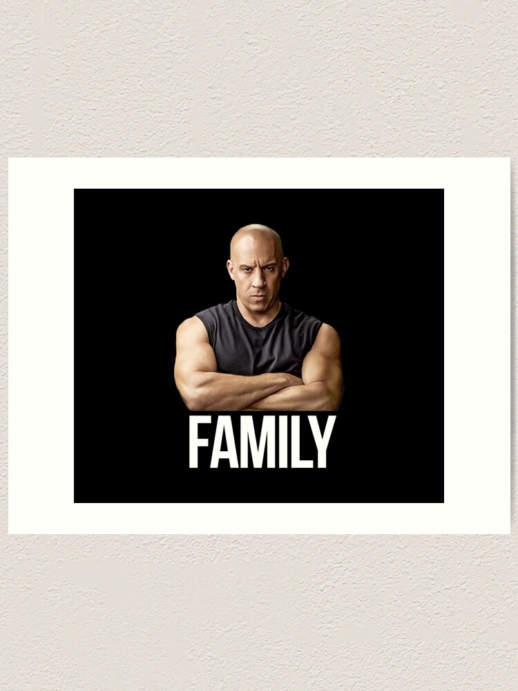 "Vin Diesel Family Meme" Art Print for Sale by thegamerloft Redbubble