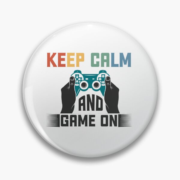 Item preview, Keep Calm and game on designed and sold by Pularts Store.