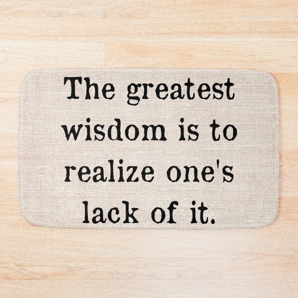Item preview, Constantin Stanislavski Quote The greatest wisdom is to realize one's lack of it. designed and sold by violet-hope.