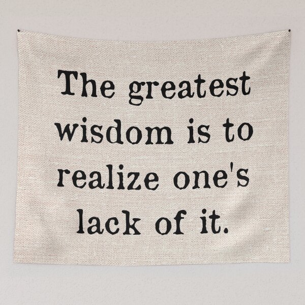 Item preview, Constantin Stanislavski Quote The greatest wisdom is to realize one's lack of it. designed and sold by violet-hope.