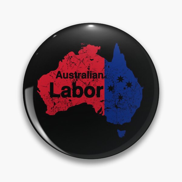 Item preview, Australian Labor Party Design in Black designed and sold by Manoroma.