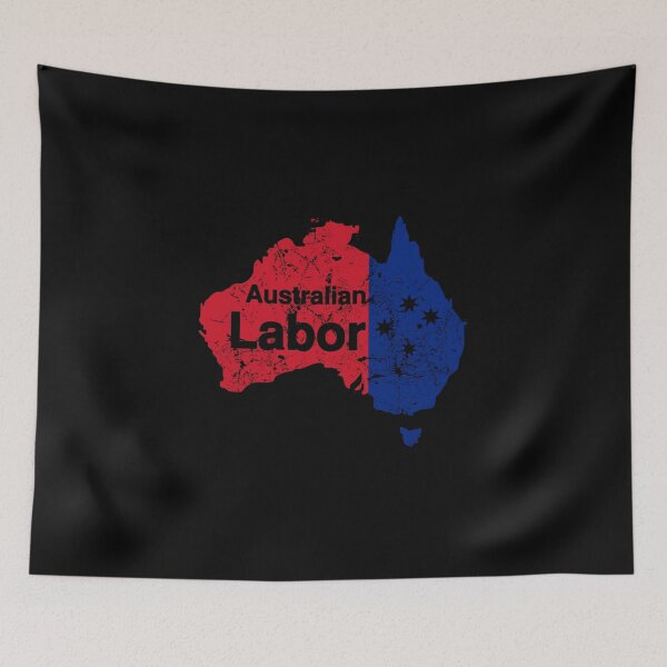 Item preview, Australian Labor Party Design in Black designed and sold by Manoroma.